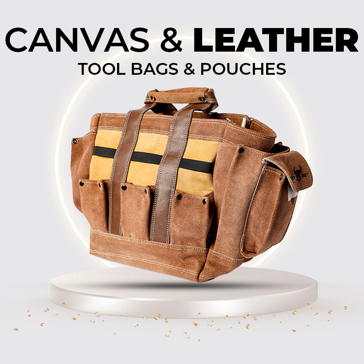 Canvas & Leather Tool Bags & Pouches